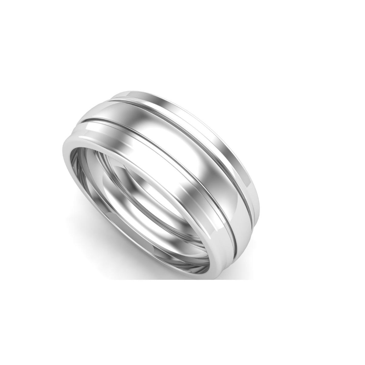 Bague anneau argent Infinity